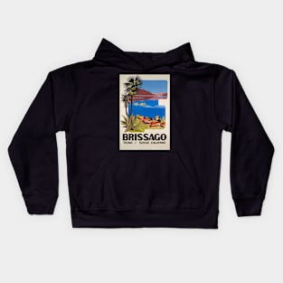 Brissago,Ticino,Switzerland,Travel Poster Kids Hoodie